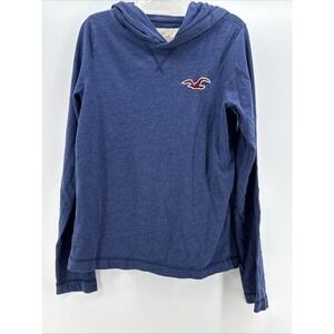HOLISTER‎ HOODIE PULLOVER SHIRT SIZE M NAVY BLUE